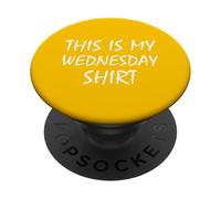 Questa è la mia maglietta del mercoledì Funny Prank April Fools Day PopSockets PopGrip Adesivo