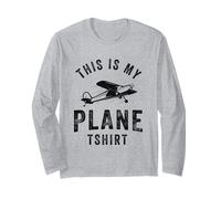 Questa è la mia Maglietta Funny Pilot Airplane Travel Maglia a Manica