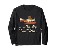 Questa è la mia maglietta Plane Pilot Maglia a Manica