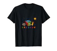 Questa è la mia Pietra miliare di apprendimento giocoso Carina dell'era Pre-K Maglietta, Uomo, Nero, 3XL