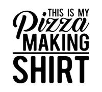 questa è la mia pizza che rende divertente Decorazioni murali in vinile 54.6x55.9cm Diverse opzioni di dimensioni Nero