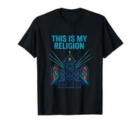 Questa è la mia Religione Musica Rave EDM Techno Maglietta