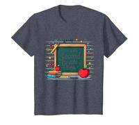Questa è la mia seconda elementare Scuola Forniture Lavagna Maglietta, Bambini, Pervinca, 6 Anni