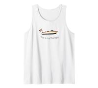 Questa è la mia Therapy Wooden Boat Life Canotta