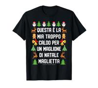 Questa È La Mia Troppo Caldo Per Un Maglione Di Natale Maglietta