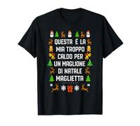 Questa È La Mia Troppo Caldo per Un Maglione di Natale Maglietta