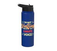Questa è la mia voce di karate divertente Stainless Steel Insulated Water Bottle