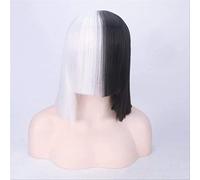 Questa è recitazione Sia CAPERSA COSTRUE ANIME PACCOLA SINTETICA DONNE DONNA DRIMA HALLOWEEN MALE BLONDA NERA BACCHI SHORT CON BANGS 35 CM ONE TAGNO B (Colore : B)