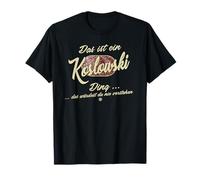 Questa è una cosa Koslovsky - Famiglia divertente Koslovsky Maglietta