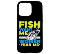 Questa è una pessima idea a che ora pescatore amante della pesca Custodia per iPhone 15 Pro Max