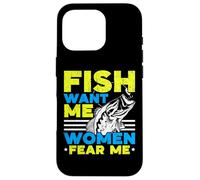 Questa è una pessima idea a che ora pescatore amante della pesca Custodia per iPhone 16 Pro