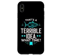 Questa è una pessima idea a che ora pescatore amante della pesca Custodia per iPhone XS Max
