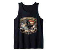 Questa è Una pessima Idea I'll Get My Sled Snow Mobile USA Canotta
