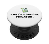 Questa è una situazione di Gin-Gin Cocktail divertente PopSockets PopGrip Adesivo