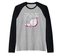 Questa è un'opinione Il Pi è Silenzioso Matematica Divertente Maglia con Maniche Raglan