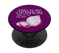 Questa è un'opinione Il Pi è silenzioso Matematica divertente PopSockets PopGrip Adesivo
