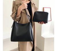 Questa elegante borsa nera in PU presenta una chiusura magnetica e una tracolla rimovibile. Con uno stile casual business, è una scelta ideale per l'ufficio e il lavoro delle donne, oltre a essere un