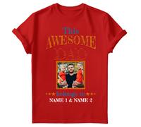 Questa fantastica maglietta compleanno festa del papà appartiene a una...