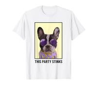 Questa Festa Puzza (Divertente Grafica a Forma di Cane) Maglietta