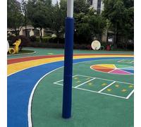 Questa Imbottitura di Sicurezza per Pali da Basket da Esterno, Universale e Antiurto, è Adatta a Pali con Diametro da 2 a 15 Pollici e Protegge i Giocatori prevenendo Gli infortuni.