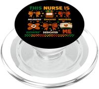 Questa infermiera melanated educato motivato elevato dedicato PopSockets PopGrip per MagSafe