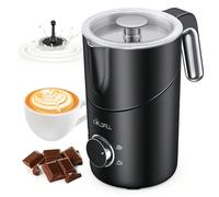 Questa macchina da caffè 8 in 1 per caffè nero e cioccolata calda è dotata di un montalatte automatico separato, che consente di preparare la schiuma di latte per bevande come latte macchiato, cappucc