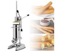 Questa Macchina Manuale per riempire i Churros, in Acciaio Inossidabile, è Adatta per Uso Domestico e Commerciale ed è Uno Strumento per Pasticceria Facile da Usare.