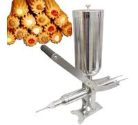 Questa Macchina per Il riempimento di Churros e Ciambelle da 5 Litri in Acciaio Inox è Dotata di Un beccuccio antigoccia Manuale, è Adatta a Diverse Occasioni, è di Livello Professionale, Fa