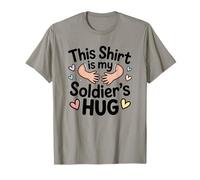 Questa maglietta è l"abbraccio del mio soldato - Amore familiare militare Maglietta