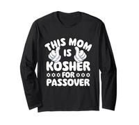 Questa Mamma è Kosher per la Pasqua ebraica - Pesach ebraico Festivo ebreo Maglia a Manica