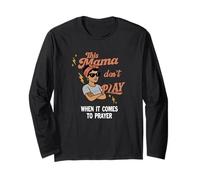 Questa mamma non gioca quando si tratta di preghiera, abbigliamento fede Maglia a Manica