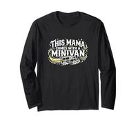 Questa Mamma Viene fornita con Un Minivan Calcio Pratica Carpooling Mom Maglia a Manica