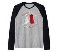 Questa Non è la fine, è l'inizio delle Ali d'Angelo. Maglia con Maniche Raglan