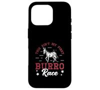 Questa non è la mia prima corsa di burro per gli appassionati di asini Custodia per iPhone 16 Pro