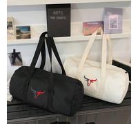 Questa nuova borsa casual e alla moda per il fitness ha una grande capacità e è stampata con un fulmine e un motivo a toro, che può essere portata a spalla o a mano. Grande borsa a mano, borsa da calc