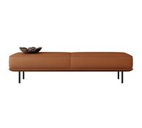 Questa Panca Contenitore Imbottita con Gambe in Metallo è Un Elegante complemento d'arredo per Ingresso e Camera da Letto, Versatile e Adatta Anche per Sala da Pranzo e Soggiorno. Dimensioni