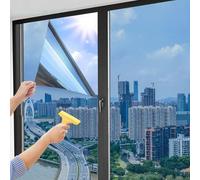 Questa Pellicola Riflettente a Specchio unidirezionale per la Privacy, con Protezione UV al 99% e riduzione del Calore, è Ideale per finestre di casa e Ufficio. Pellicola Oscurante Solare bl
