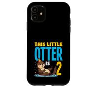 Questa piccola lontra è il 2 adorabile secondo compleanno Custodia per iPhone 11