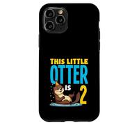 Questa piccola lontra è il 2 adorabile secondo compleanno Custodia per iPhone 11 Pro