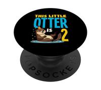 Questa piccola lontra è il 2 adorabile secondo compleanno PopSockets PopGrip Adesivo