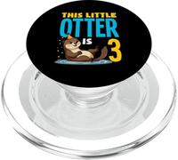 Questa piccola lontra è il 3 adorabile terzo compleanno PopSockets PopGrip per MagSafe