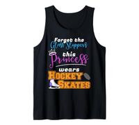 Questa Principessa Indossa Pattini da Hockey su Ghiaccio Giocatore di Hockey Canotta