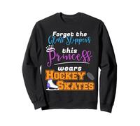 Questa Principessa Indossa Pattini da Hockey su Ghiaccio Giocatore di Hockey Felpa