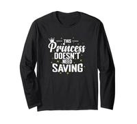 Questa Principessa Non ha Bisogno di Salvare Maglia a Manica