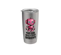 Questa ragazza ama davvero i robot, Robotics for Kids Robot Bicchiere termico in acciaio inox doppia parete