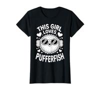 Questa Ragazza AMA Il Pesce Palla Maglietta