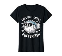 Questa Ragazza AMA Il Pesce Palla Maglietta