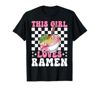 Questa Ragazza AMA Il Pranzo istantaneo dei tagliatelle Giapponesi Ramen Maglietta