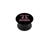 Questa ragazza ama il suo pugile PopSockets PopGrip Adesivo