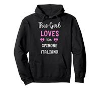 Questa Ragazza AMA Il Suo Spinone Italiano Felpa con Cappuccio